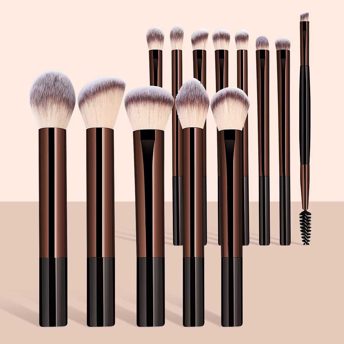 Huda Beauty Makeup Brush Set - 13 ชิ้นชุดแปรงแต่งหน้า Foundation คอนซีลเลอร์อายแชโดว์แปรงปัดแก้ม Kabuki Blending