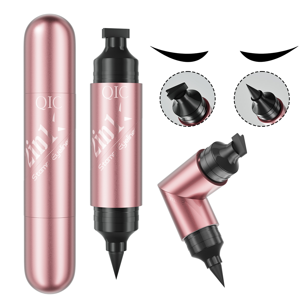 Beauty Mark Makeup - อายไลเนอร์แบบ 2 in 1 หัวคู่ กันน้ำ