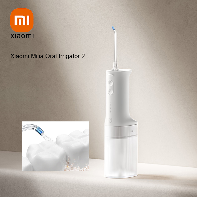 Micellar Water Cleanser - เครื่องทำความสะอาดช่องปาก Xiaomi Mijia Oral Irrigator2 แบบพกพา