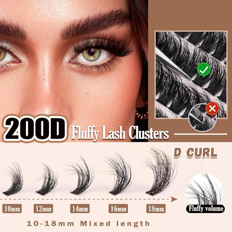 ขนตาปลอมแบบหนาฟู รุ่นใหม่ DIY  - Eyelash Extension บทวิจารณ์และราคา