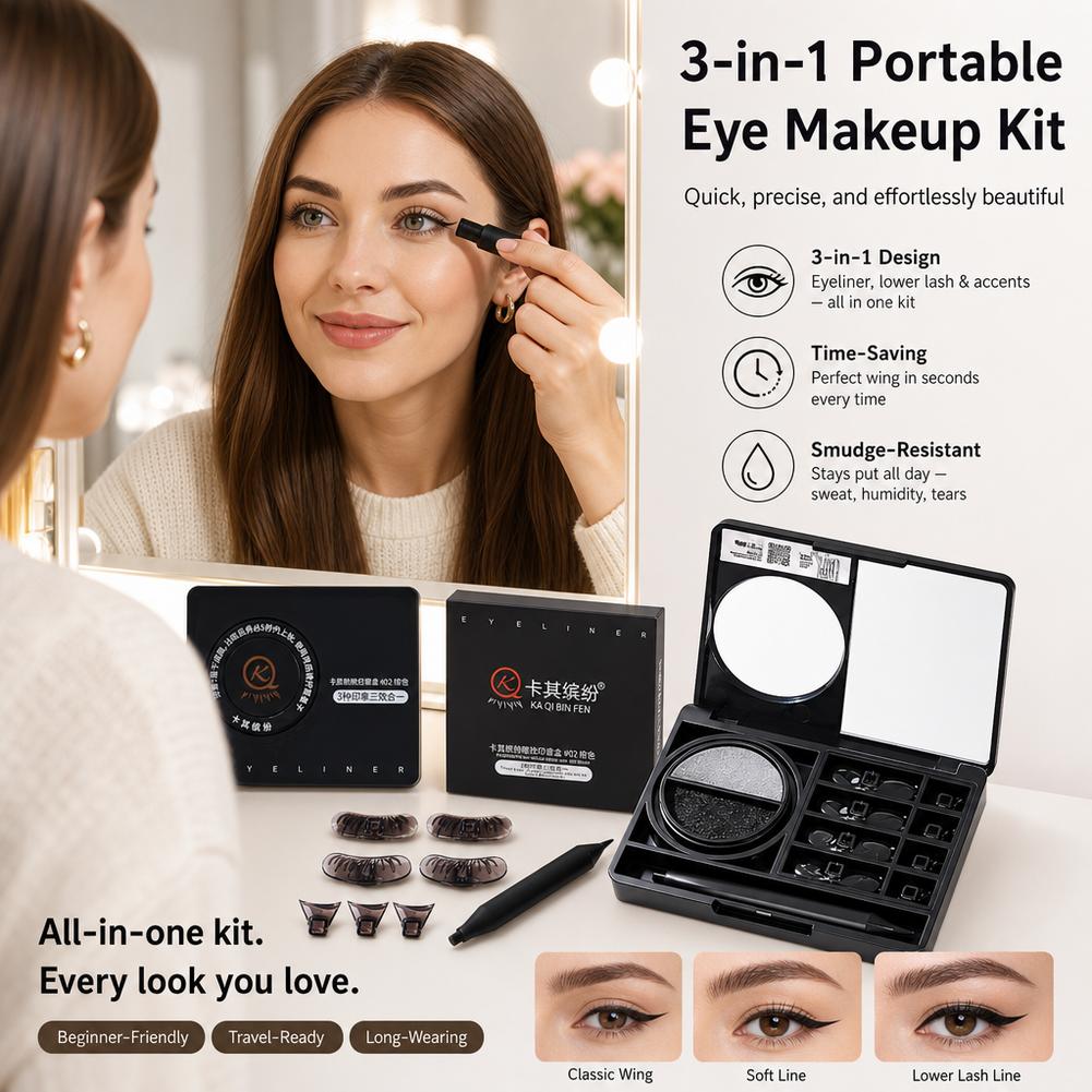 อายไลเนอร์กันน้ำ 3 in 1 พร้อมห - Beauty Mark Makeup บทวิจารณ์และราคา