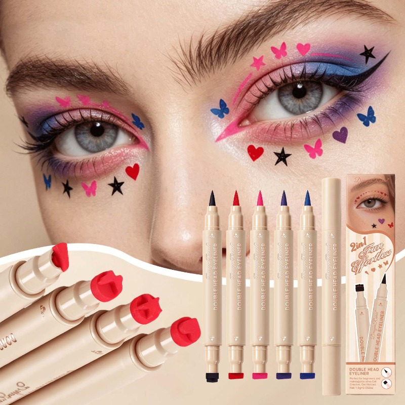อายไลเนอร์แบบสองหัว ลายดาว หัว - Beauty Mark Makeup บทวิจารณ์และราคา