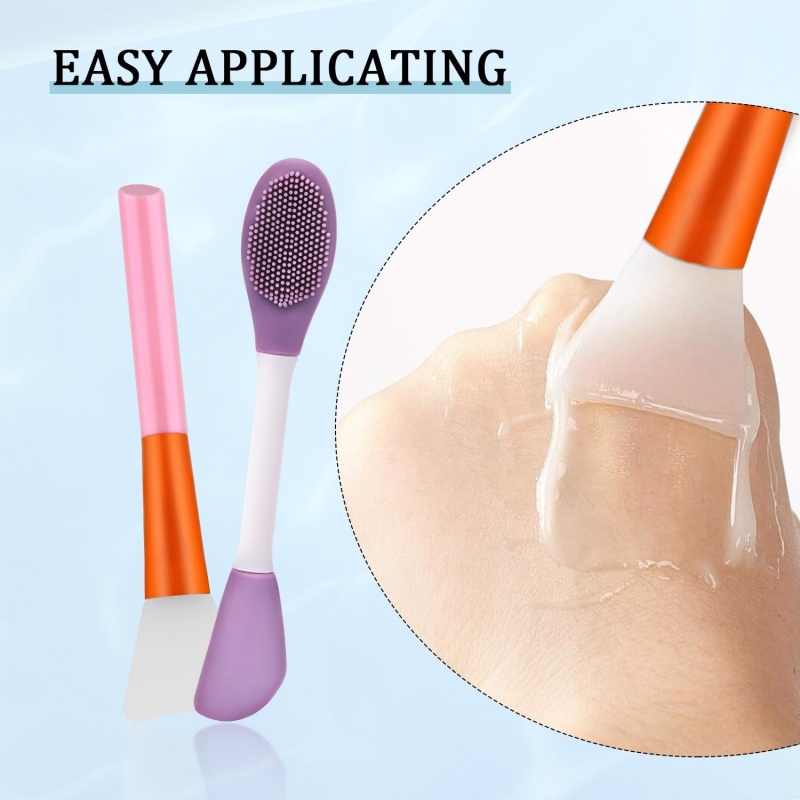 4pcs ชุดแปรงซิลิโคน DIY Facial - Huda Beauty Makeup Brush Set บทวิจารณ์และราคา