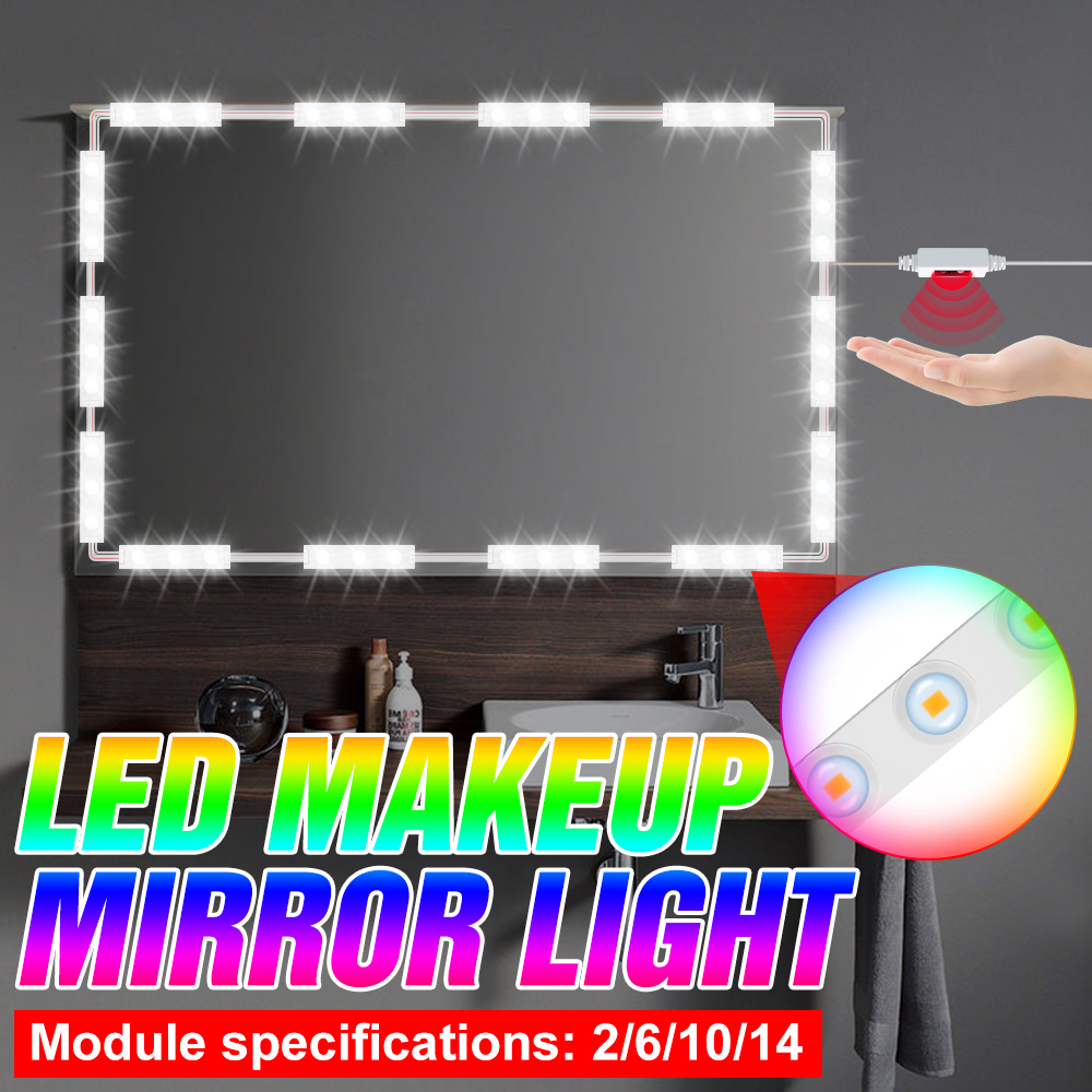 แต่งหน้ากระจกโต๊ะเครื่องแป้งมื - Beauty Makeup Light บทวิจารณ์และราคา