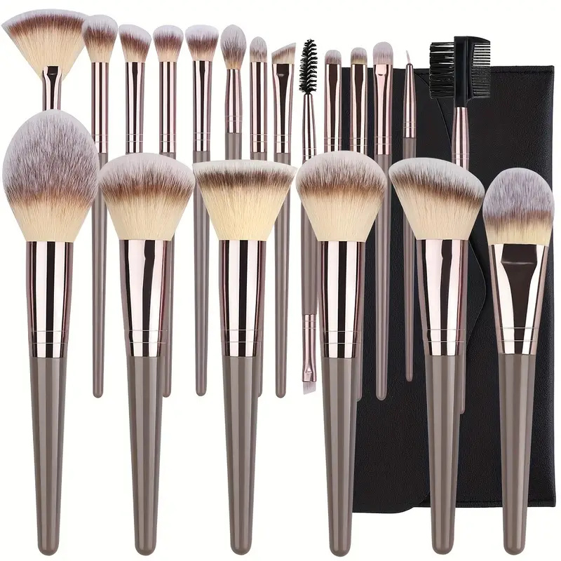 10-20PCS ชุดแปรงแต่งหน้ารองพื้ - Huda Beauty Makeup Brush Set บทวิจารณ์และราคา