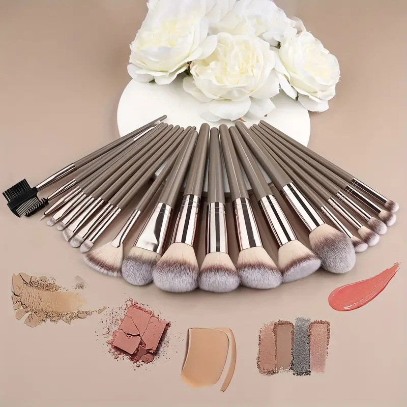 10-20PCS ชุดแปรงแต่งหน้ารองพื้ - Huda Beauty Makeup Brush Set บทวิจารณ์และราคา