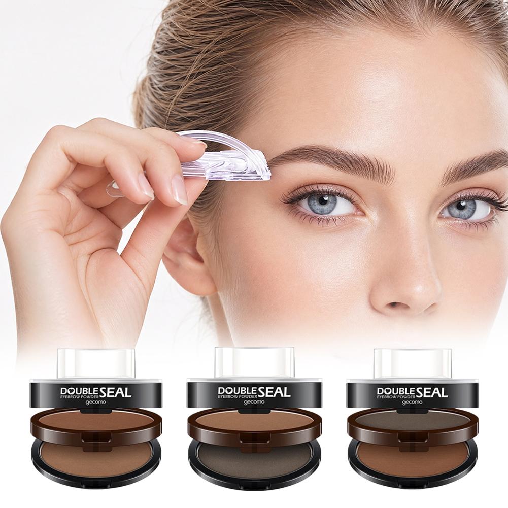 แสตมป์เขียนคิ้วแบบสองสี แป้งเข - Beauty Mark Makeup บทวิจารณ์และราคา