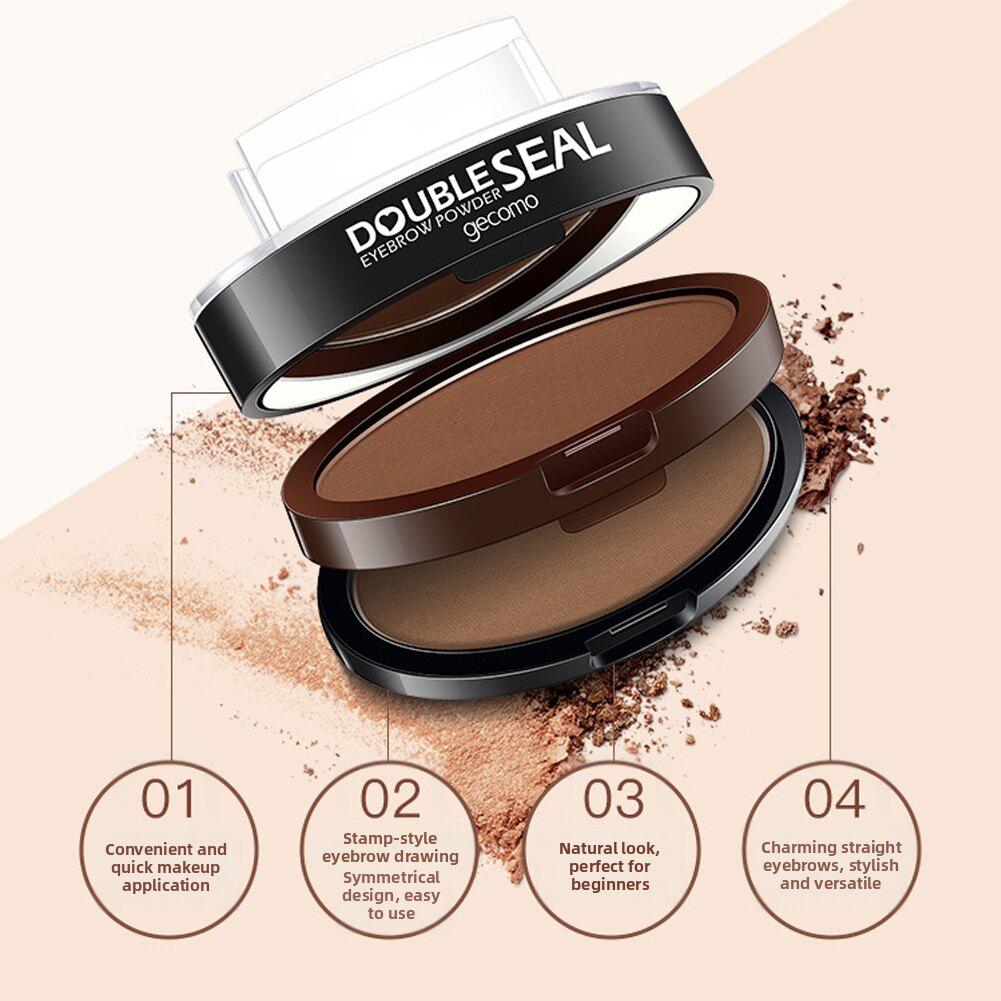 แสตมป์เขียนคิ้วแบบสองสี แป้งเข - Beauty Mark Makeup บทวิจารณ์และราคา