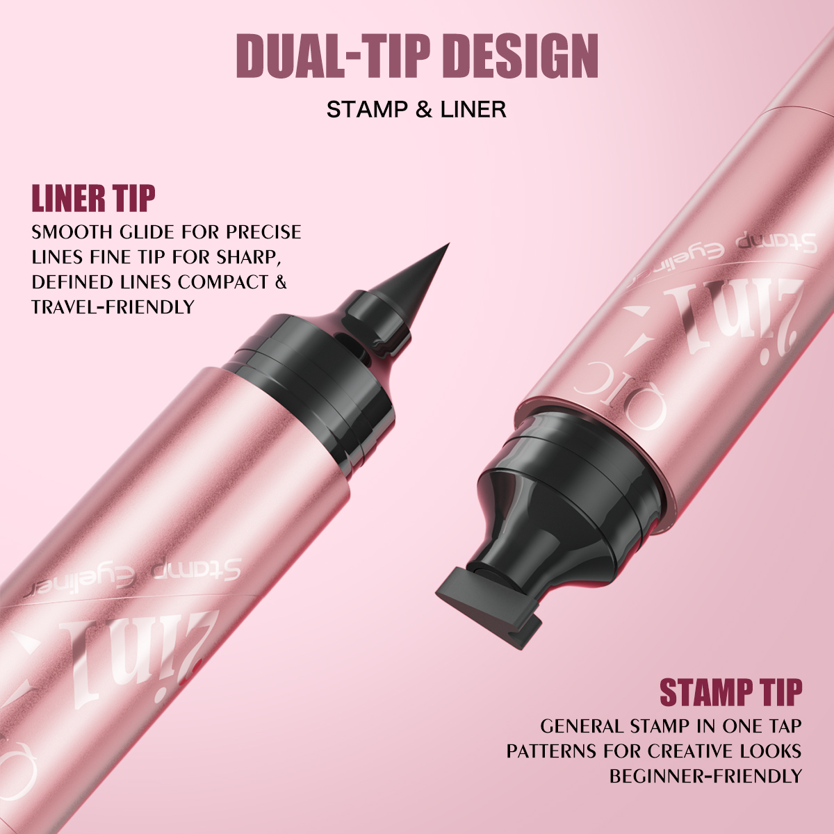 อายไลเนอร์แบบ 2 in 1 หัวคู่ กั - Beauty Mark Makeup บทวิจารณ์และราคา