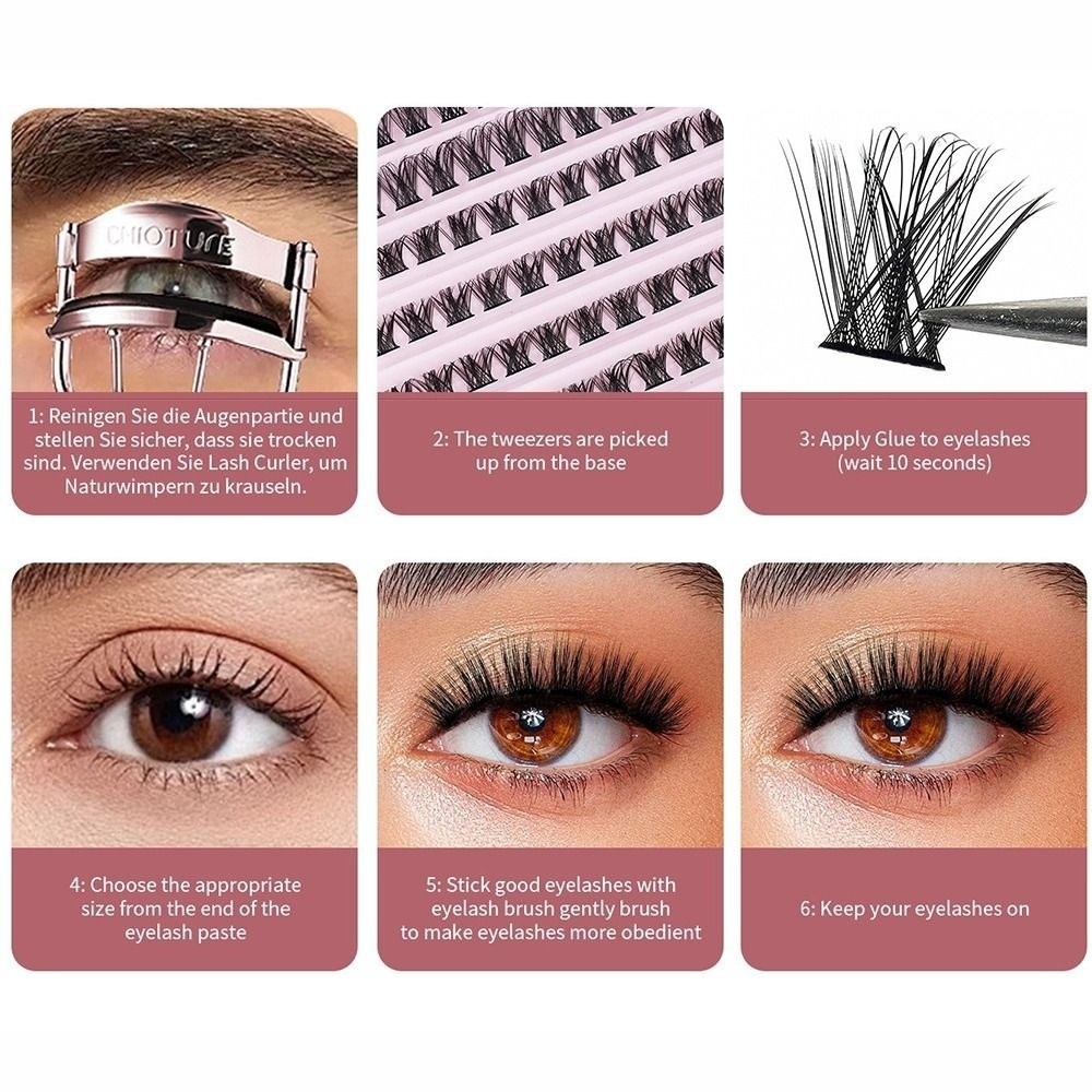 ขนตาปลอมคุณภาพสูงแบบติดกาว ดีไ - Eyelash Extension บทวิจารณ์และราคา