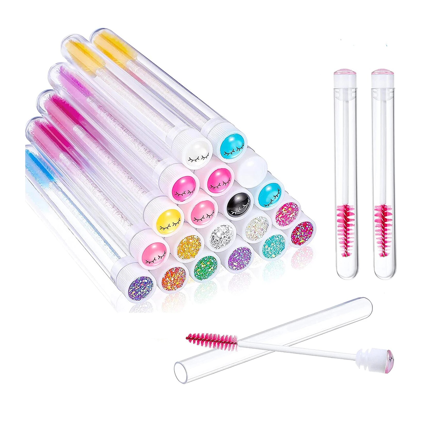 50 PC แปรงเขียนคิ้วแบบใช้ซ้ําไ - Beauty Makeup Brands บทวิจารณ์และราคา