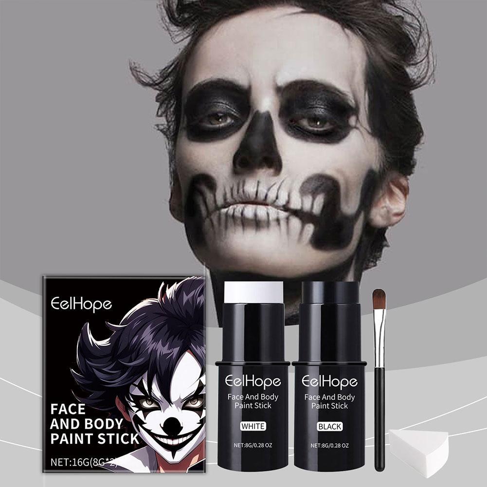 1 ชิ้นสีดำและสีขาวชุดสีตัวพร้อ - Beauty Makeup Pictures บทวิจารณ์และราคา
