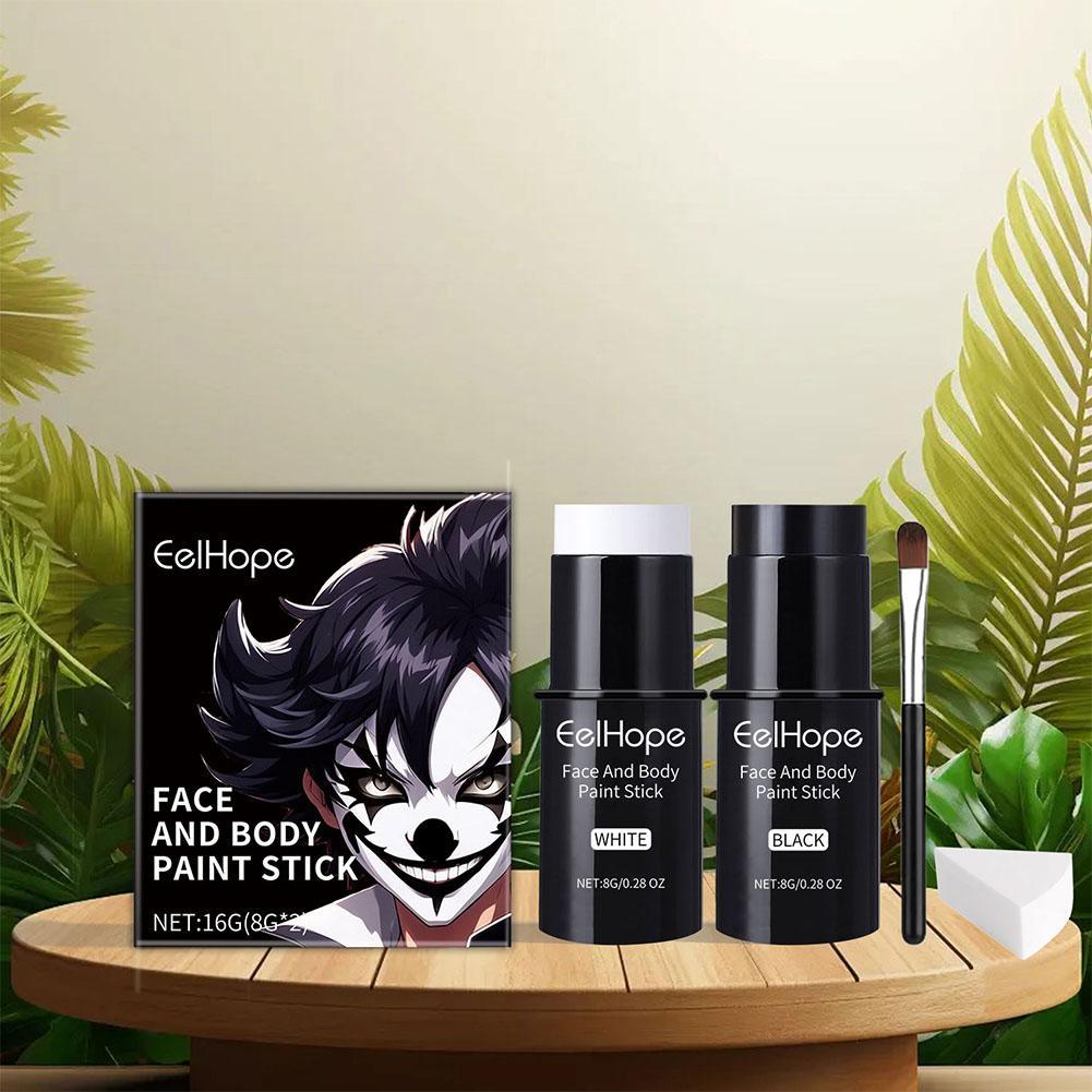 1 ชิ้นสีดำและสีขาวชุดสีตัวพร้อ - Beauty Makeup Pictures บทวิจารณ์และราคา