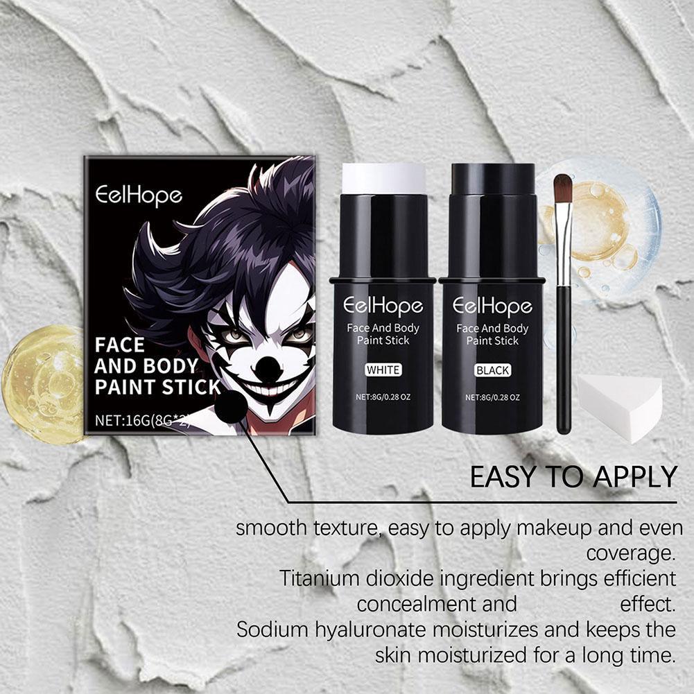 1 ชิ้นสีดำและสีขาวชุดสีตัวพร้อ - Beauty Makeup Pictures บทวิจารณ์และราคา