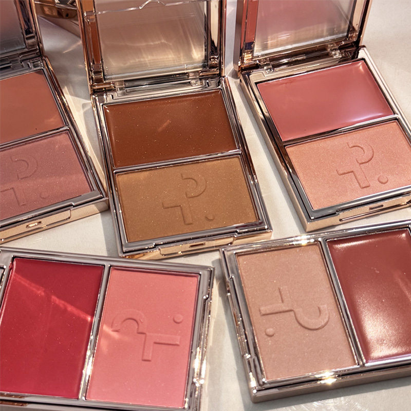 ผลิตภัณฑ์บลัชออนเนื้อครีมและแป - Huda Beauty Makeup Mini Kit บทวิจารณ์และราคา