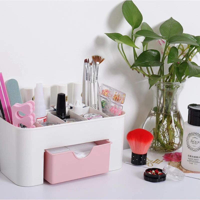 Nail Art Organizer เดสก์ท็อปลิ - Beauty Makeup Brands บทวิจารณ์และราคา