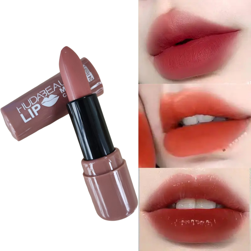 6 สีลิปสติก Matte 3.8g Huda Nu - Beauty Huda Makeup บทวิจารณ์และราคา