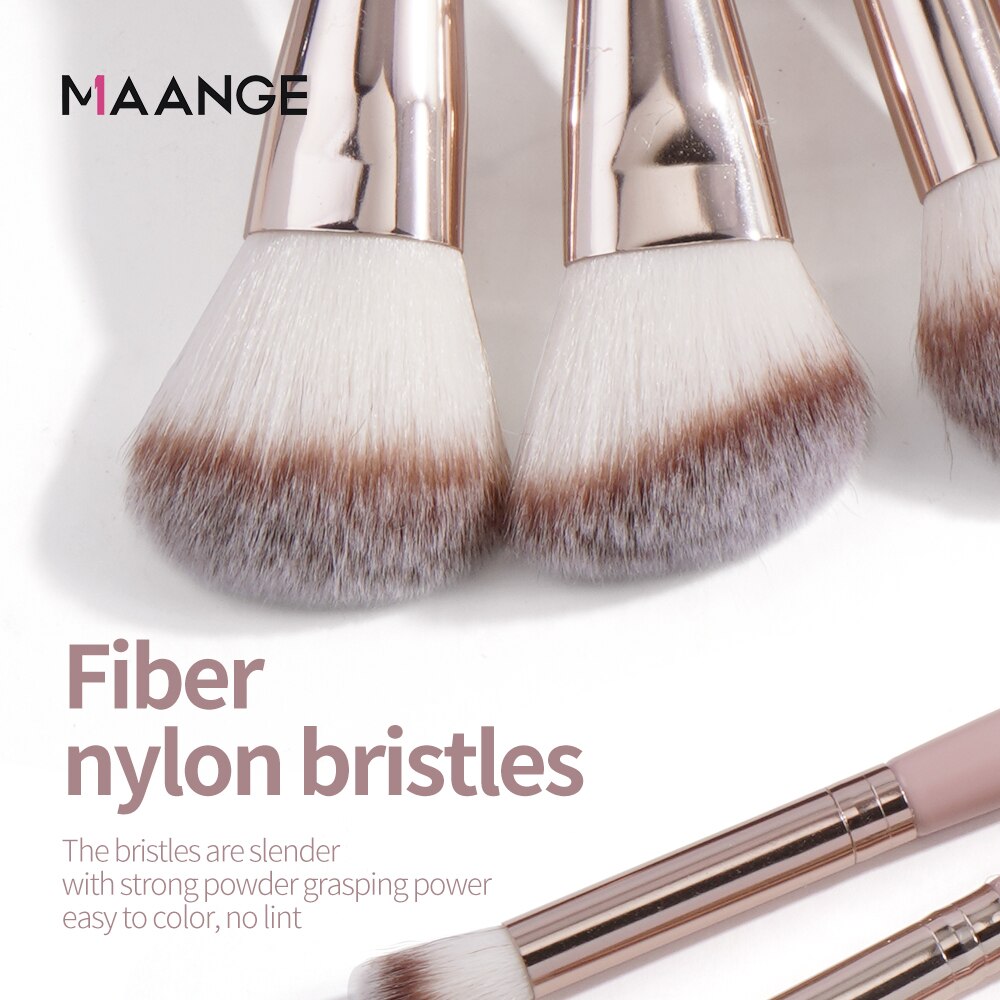 Maange แปรงปัดแต่งหน้ารองพื้น9 - Huda Beauty Makeup Brush Set บทวิจารณ์และราคา